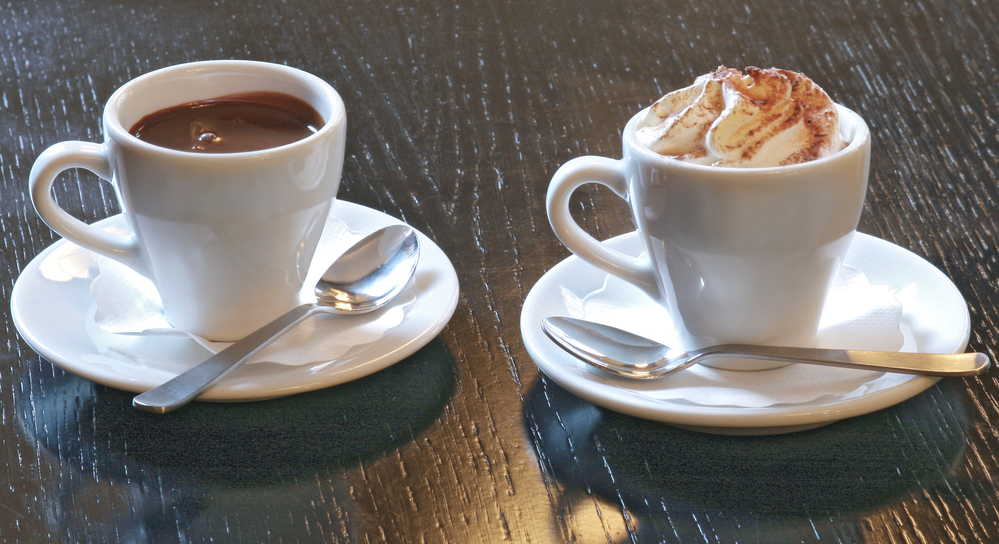 chocolate quente cremoso