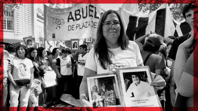 Na marcha pelos 50 anos do golpe, Claudia Poblete mostra fotos dos pais, desaparecidos durante a ditadura