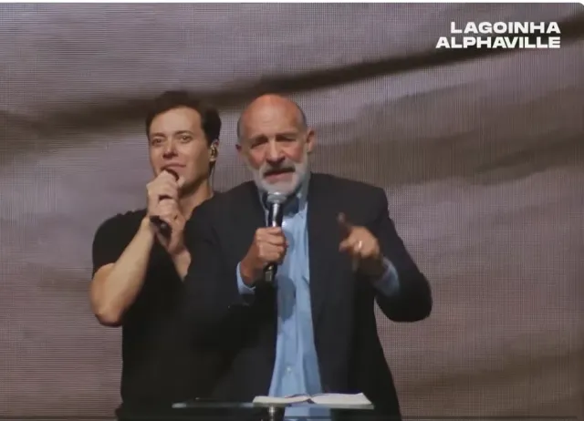Lou Eagle prega sermão na Igreja Lagoinha Alphaville, em 26 out 2025. 