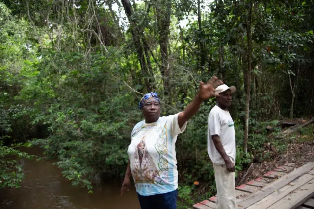 Luzia e Antônio Belmiro, lideranças quilombolas no Sapê do Norte