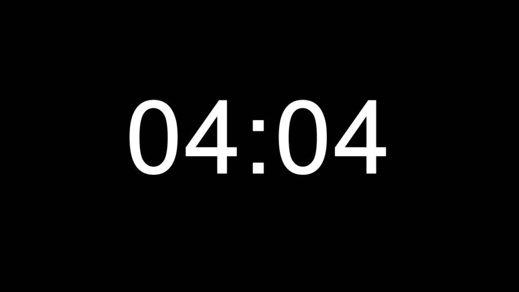 04:04: Significado: O que quer dizer essa hora?