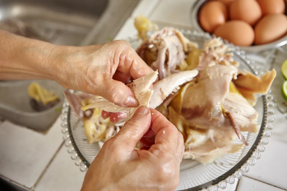 frango cozido