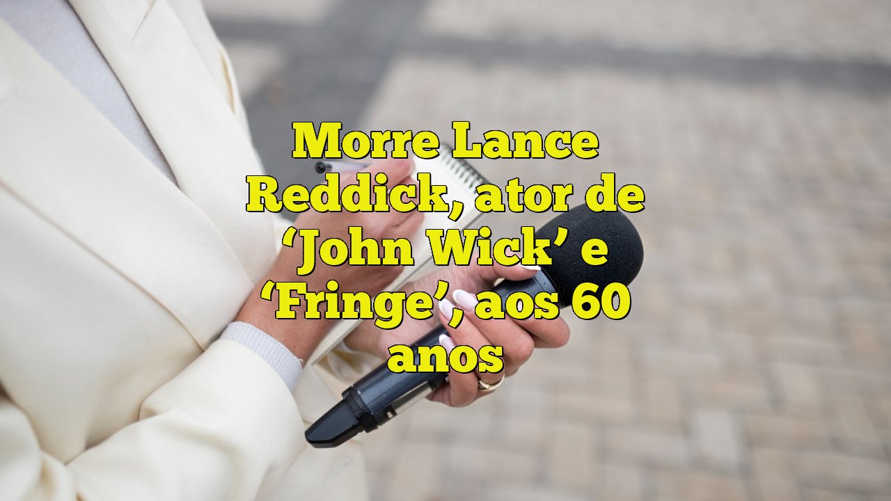 Lance Reddick: Morre ator de John Wick e Fringe, aos 60 anos