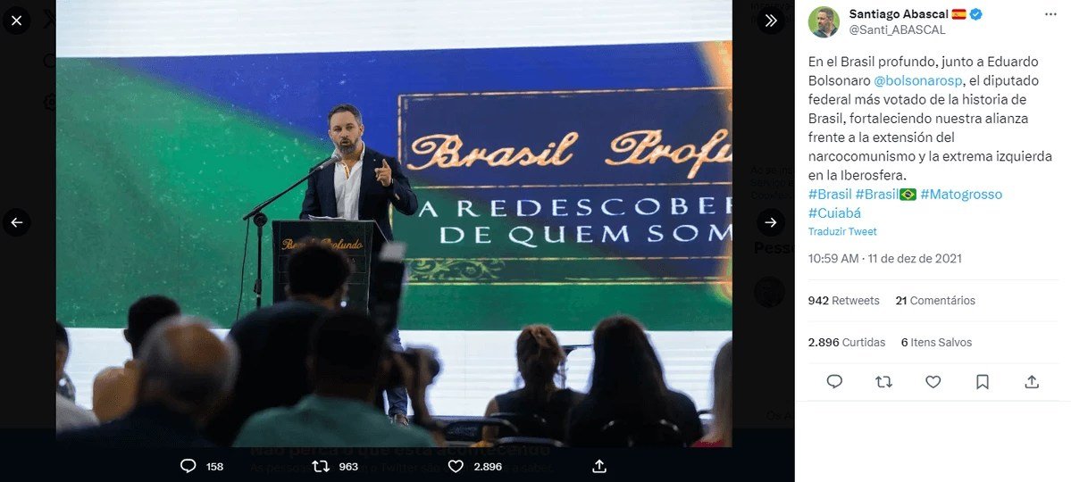 Eduardo Bolsonaro teve 125 reunioes com membros da extrema direita