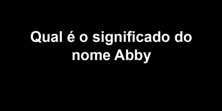 significado do nome abby
