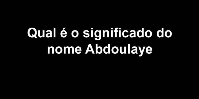 significado do nome abdoulaye