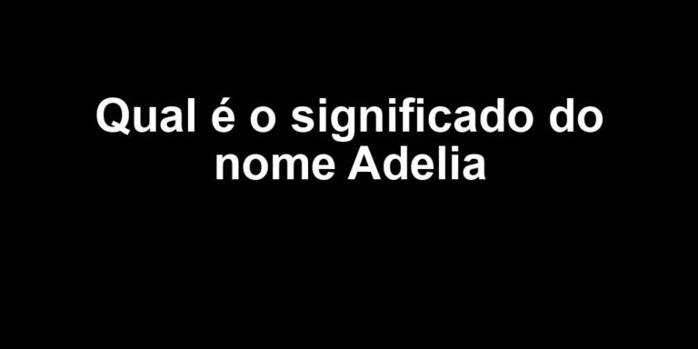 significado do nome adelia