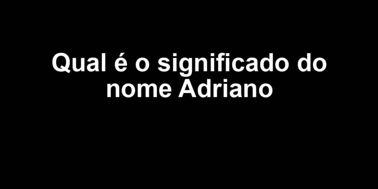 significado do nome adriano