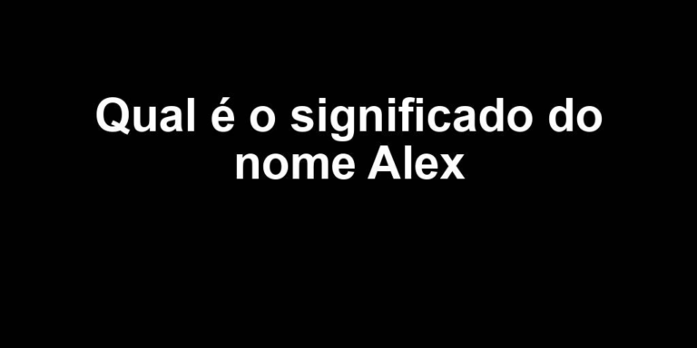 significado do nome alex