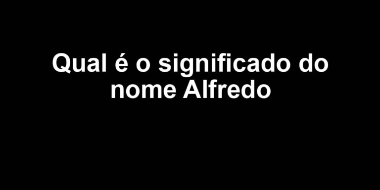 significado do nome alfredo
