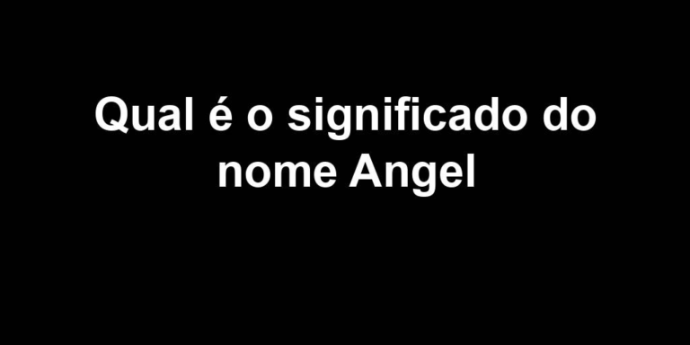 significado do nome angel significado do nome angel