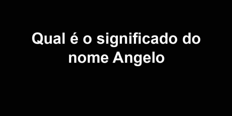 significado do nome angelo significado do nome angelo
