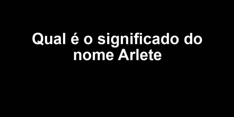 significado do nome arlete significado do nome arlete