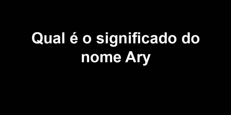 significado do nome ary significado do nome ary