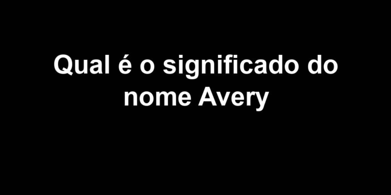 significado do nome avery significado do nome avery
