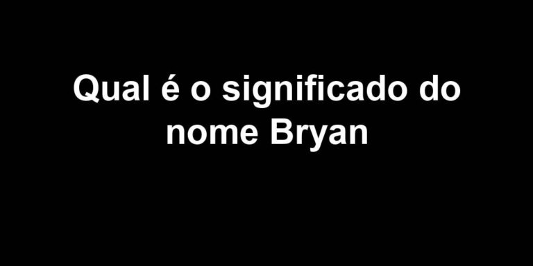 significado do nome bryan