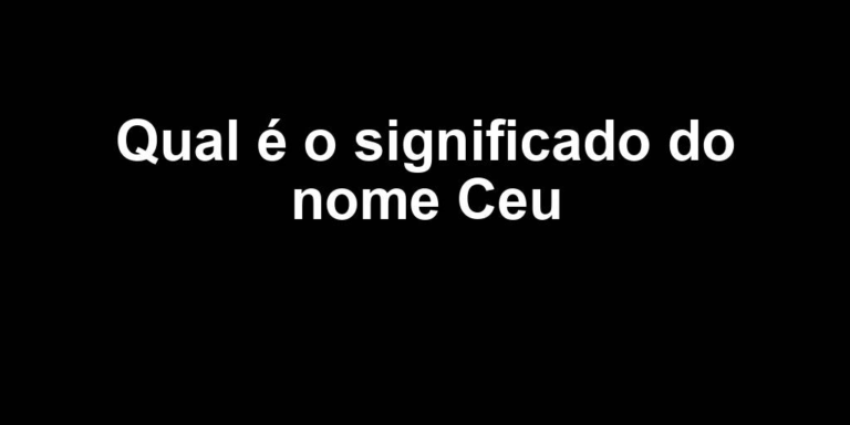 significado do nome ceu significado do nome ceu
