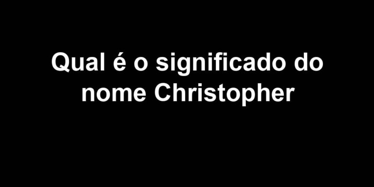 significado do nome christopher significado do nome christopher