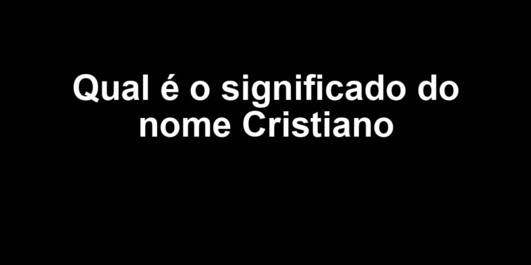 significado do nome cristiano significado do nome cristiano