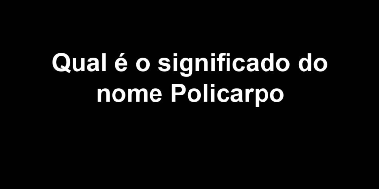 significado do nome policarpo significado do nome policarpo