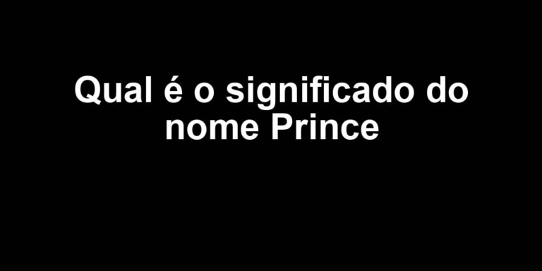 significado do nome prince significado do nome prince