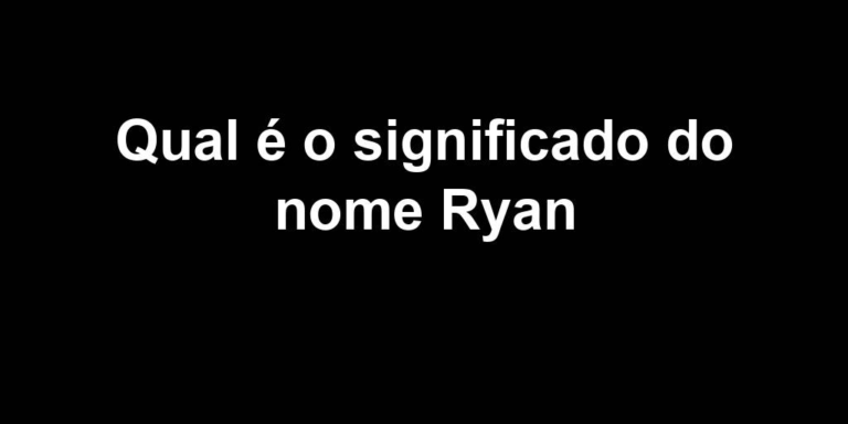 significado do nome ryan significado do nome ryan