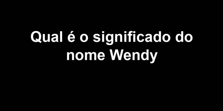 significado do nome wendy