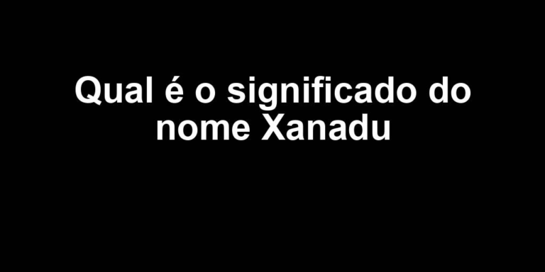significado do nome xanadu
