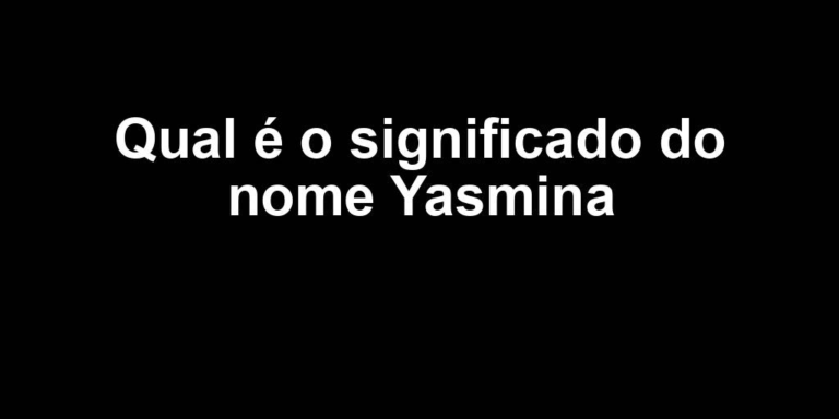 significado do nome yasmina